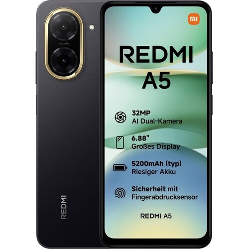 Xiaomi Redmi A5 Dual Sim (midnight black) 128 GB - DE